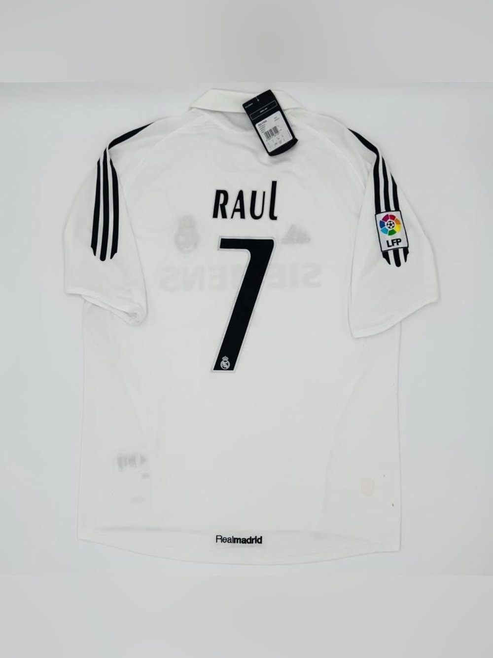 Real Madrid Raul 2005 06 home La Liga jersey NWT